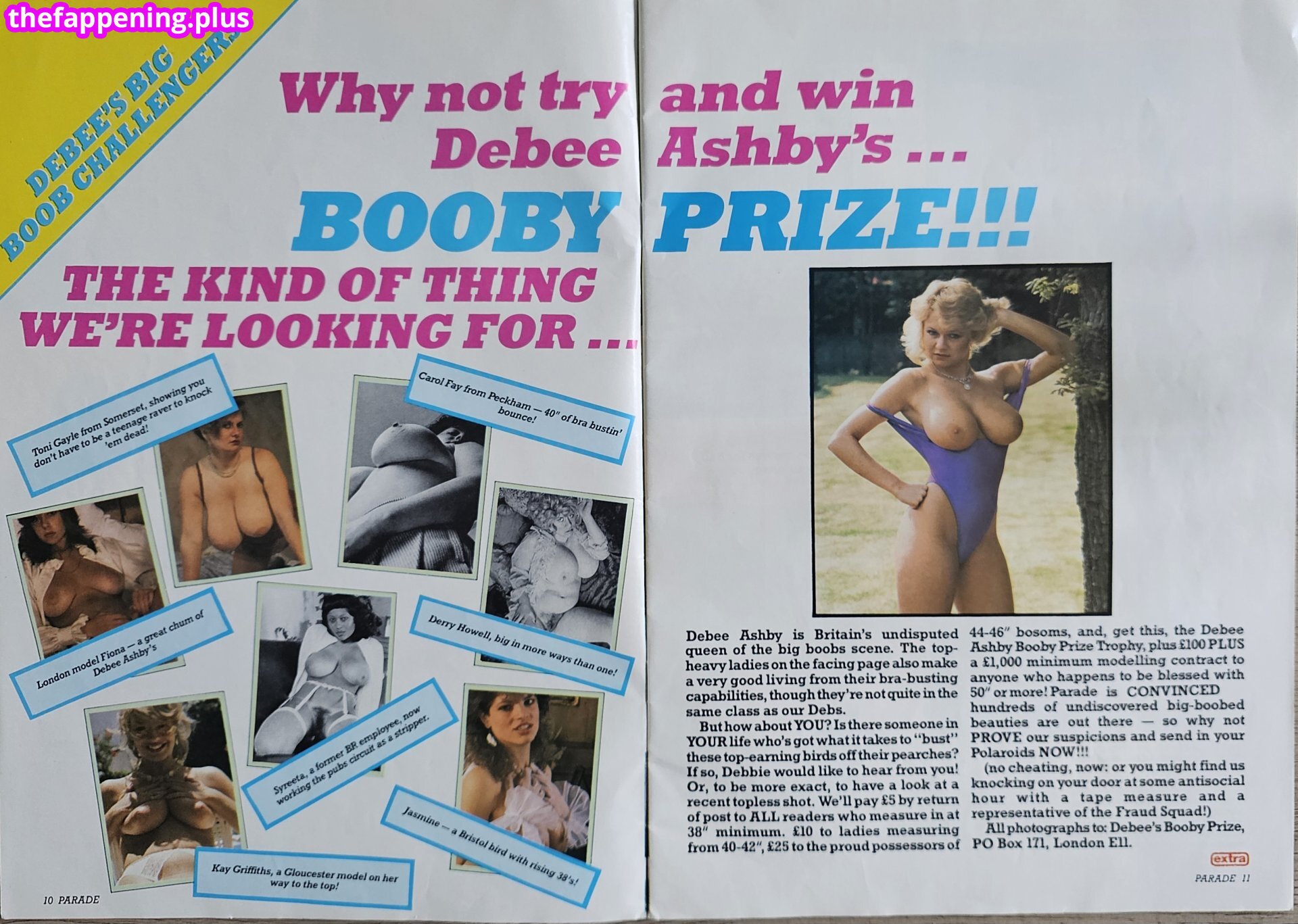 1980'S & Early 90'S Page 3 Girls / GlamourTeaJames / https: / mariawhittaker Nahá OnlyFans fotografie #274