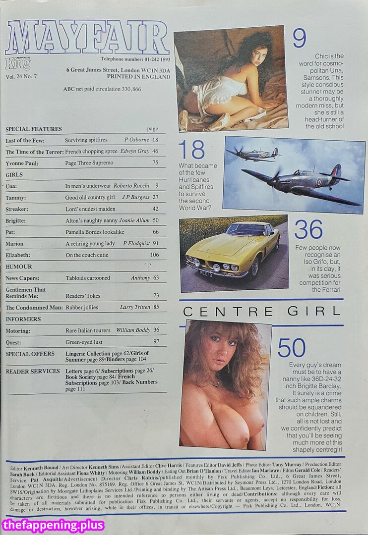 1980'S & Early 90'S Page 3 Girls / GlamourTeaJames / https: / mariawhittaker 누드 OnlyFans 사진 #331